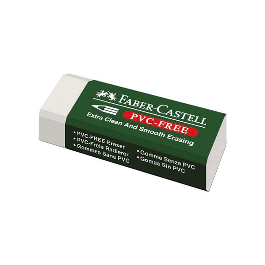 FABER-CASTELL Lot de 3 gommes blanches PVC-Free de FABER-CASTELL