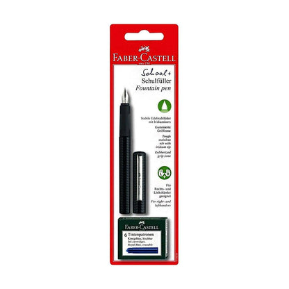 FABER-CASTELL Noir Stylo plume avec cartouches FABER-CASTELL