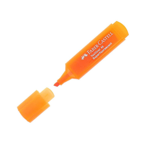 FABER-CASTELL Orange Surligneur Textliner 1546 FABER-CASTELL, 5 couleurs