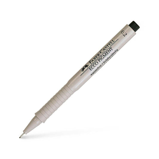 FABER-CASTELL Stylo-feutre ECCO Pigment 0,2 mm noir FABER-CASTELL