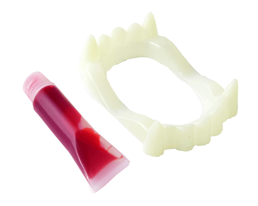 Goodmark Halloween maquillage, kit Vampire faux-sang + dentier