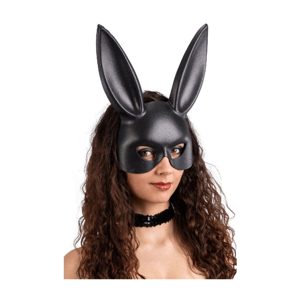 Goodmark Masque Rigide Mat Lapin Noir Déguisement