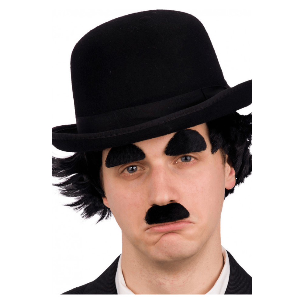 Goodmark Moustache & Sourcils Noirs Vagabond – Déguisement
