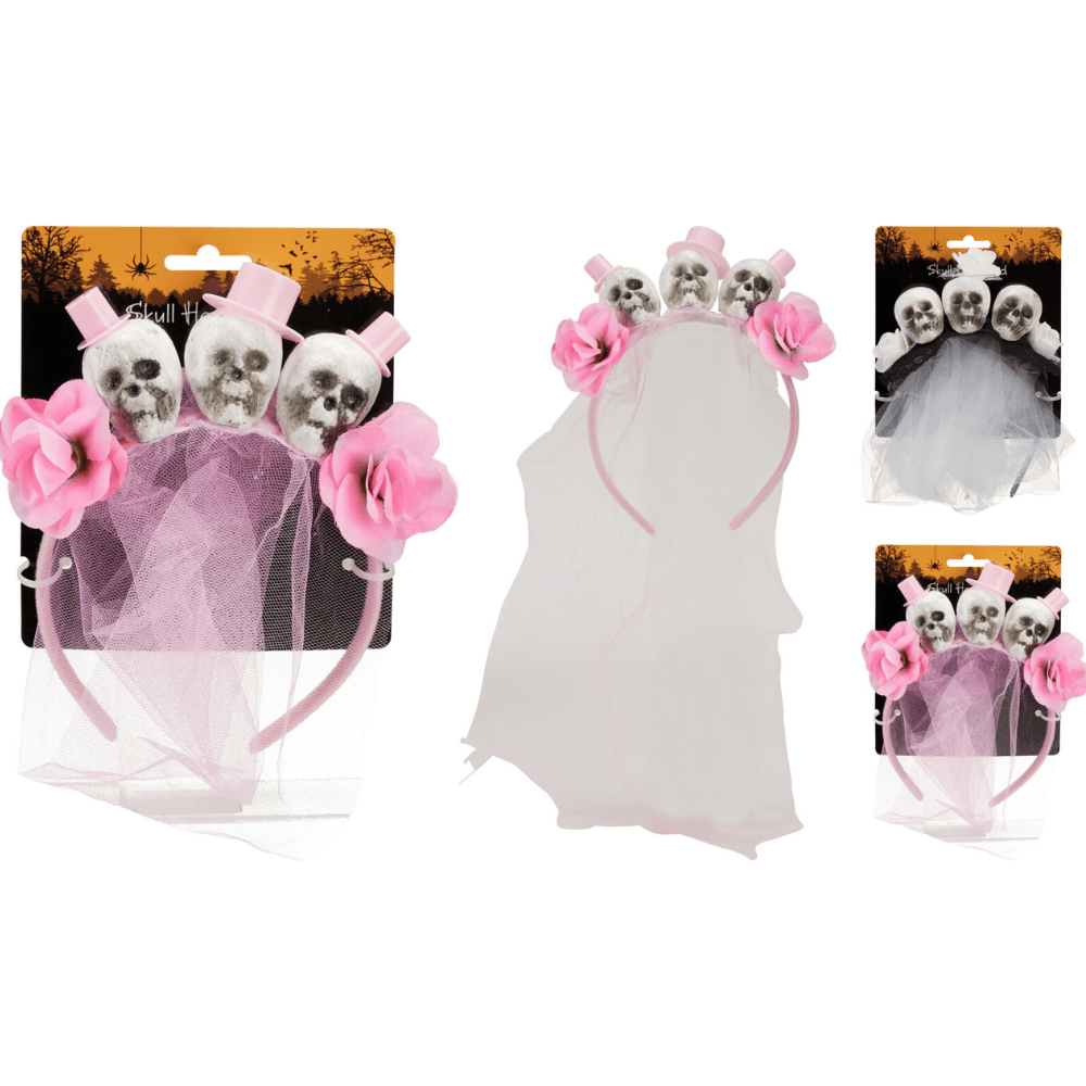 Goodmark Serre-Tête Crâne – Accessoire Déguisement Halloween