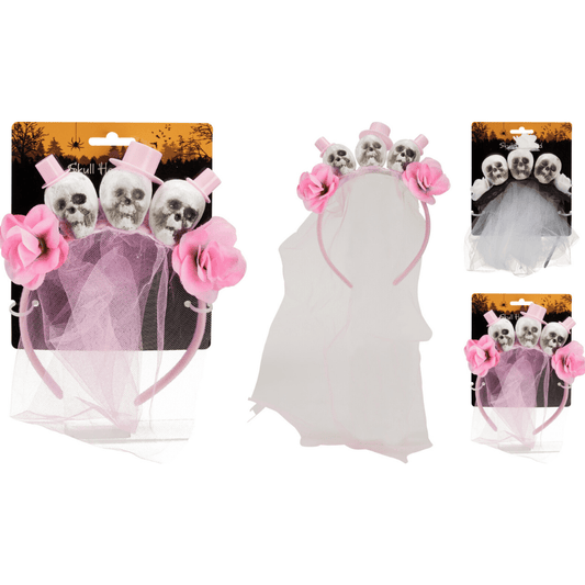Goodmark Serre-Tête Crâne – Accessoire Déguisement Halloween