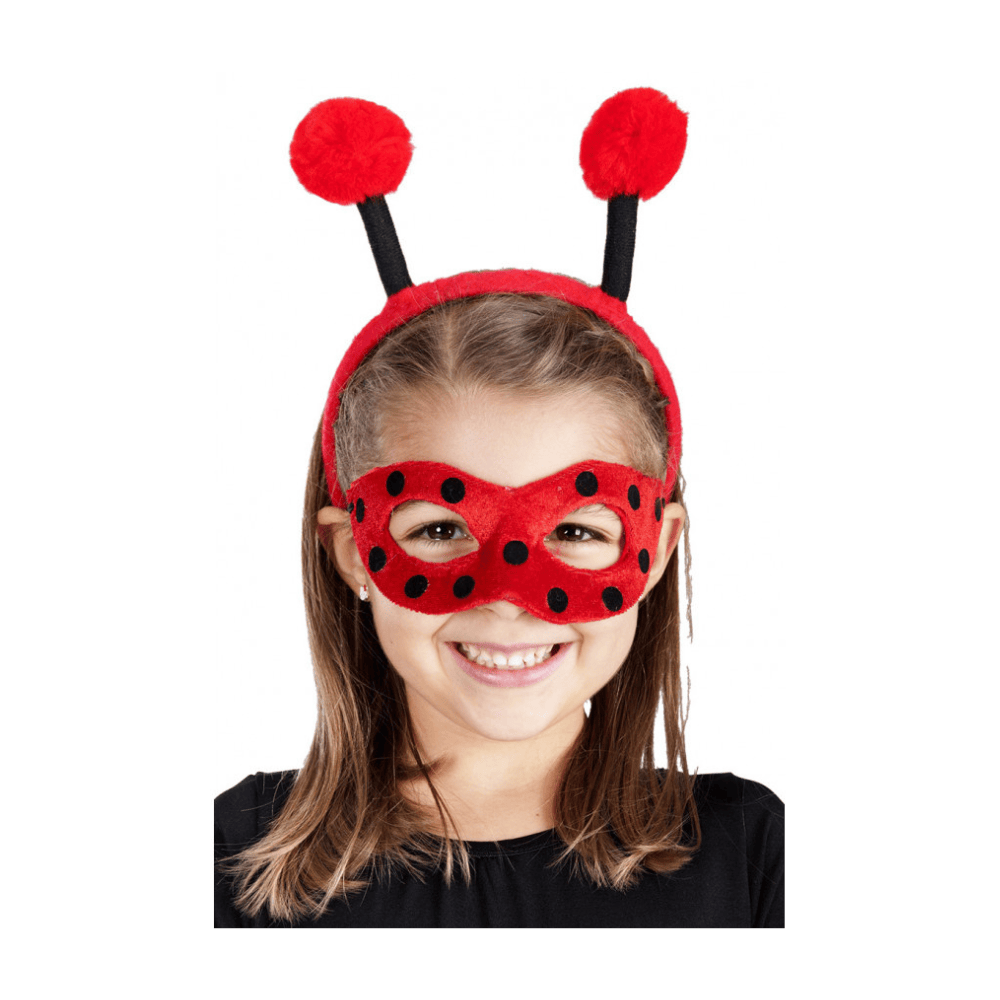 Goodmark Set Coccinelle Serre-Tête & Masque – Déguisement Enfant