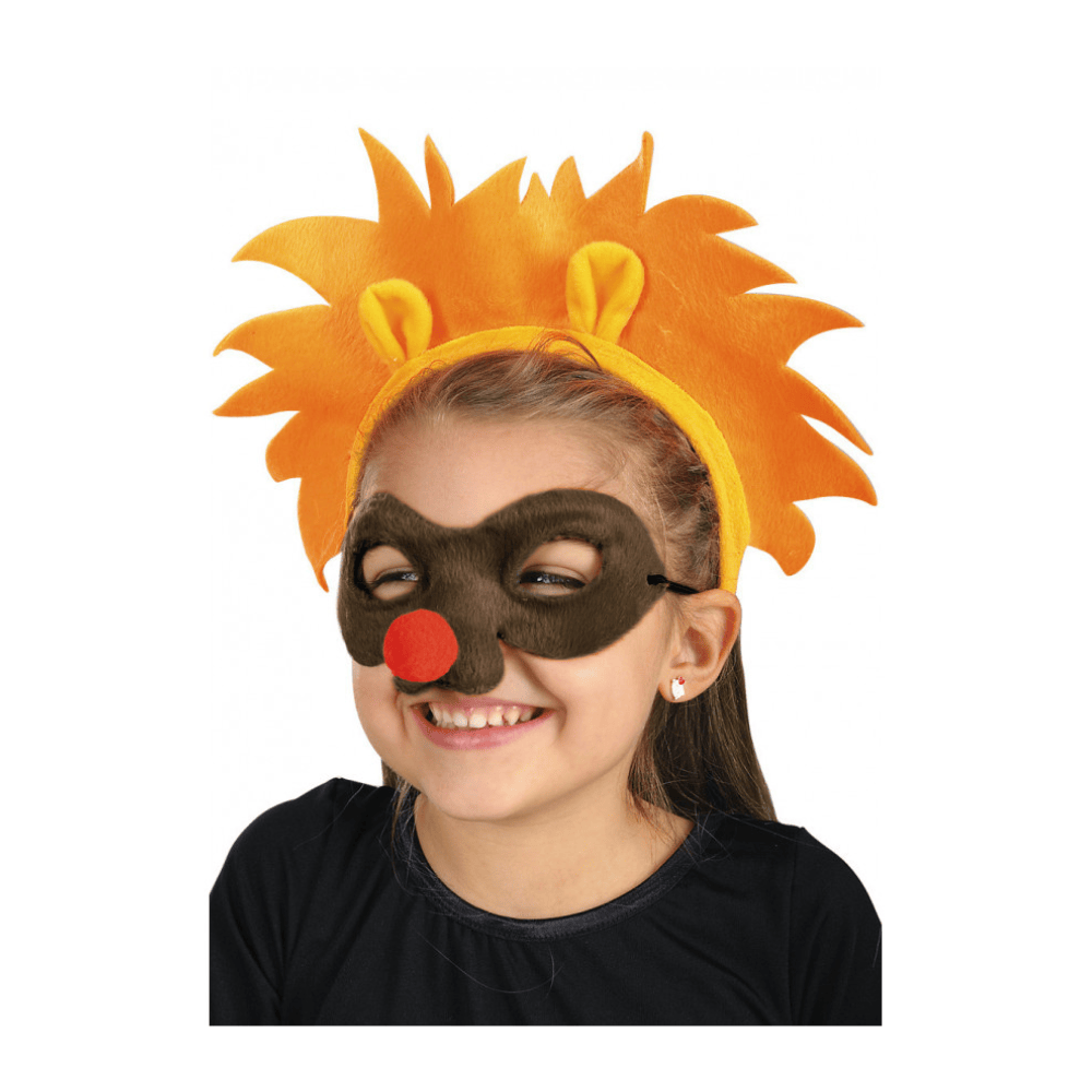 Goodmark Set Lion Enfant 2 Pièces Oreilles & Loup – Déguisement