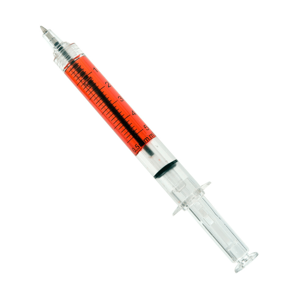 Goodmark Stylo Seringue Effet Sang – Accessoire Halloween