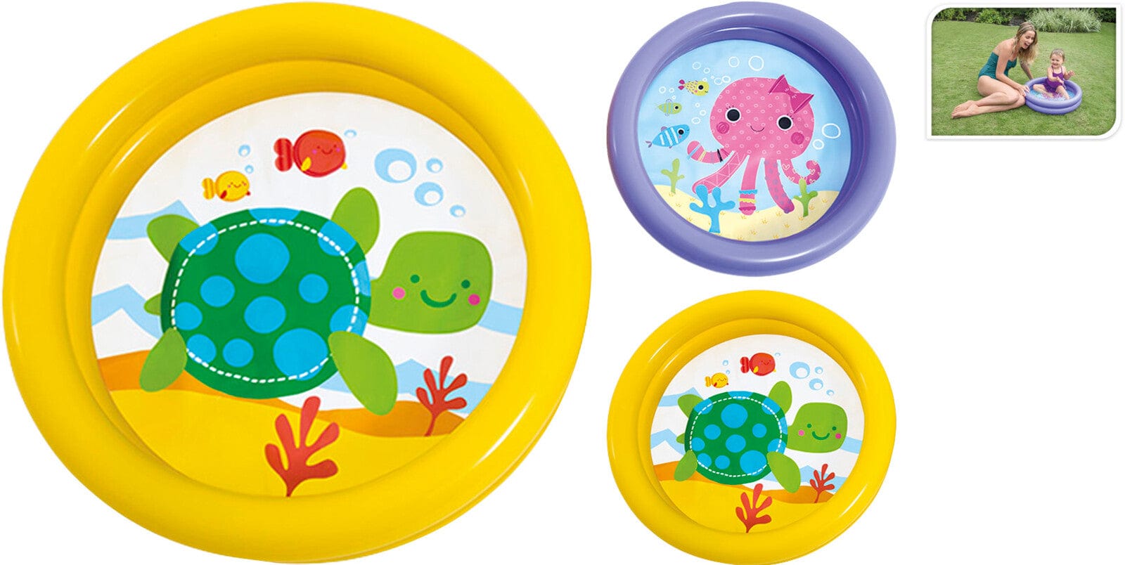 Intex, piscine gonflable avec motifs D61 (choix aléatoire)