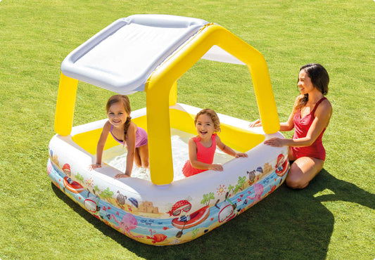 INTEX Intex, piscine gonflable avec ombrelle amovible 295 litres