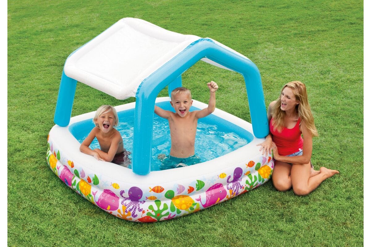 INTEX Intex, piscine gonflable avec ombrelle amovible 295 litres