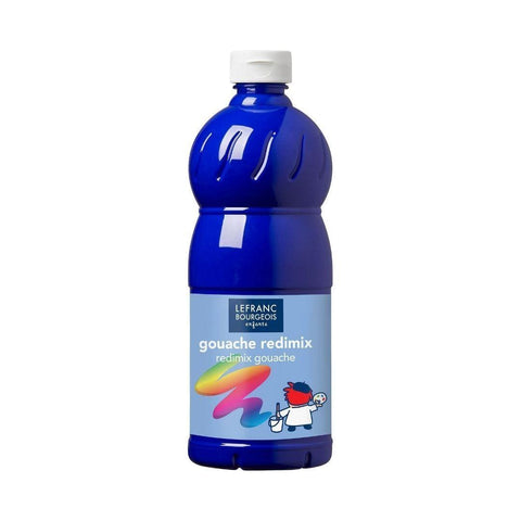LEFRANC & BOURGEOIS Bleu outremer Gouache Redimix LEFRANC & BOURGEOIS 1 litre, couleurs classqiues