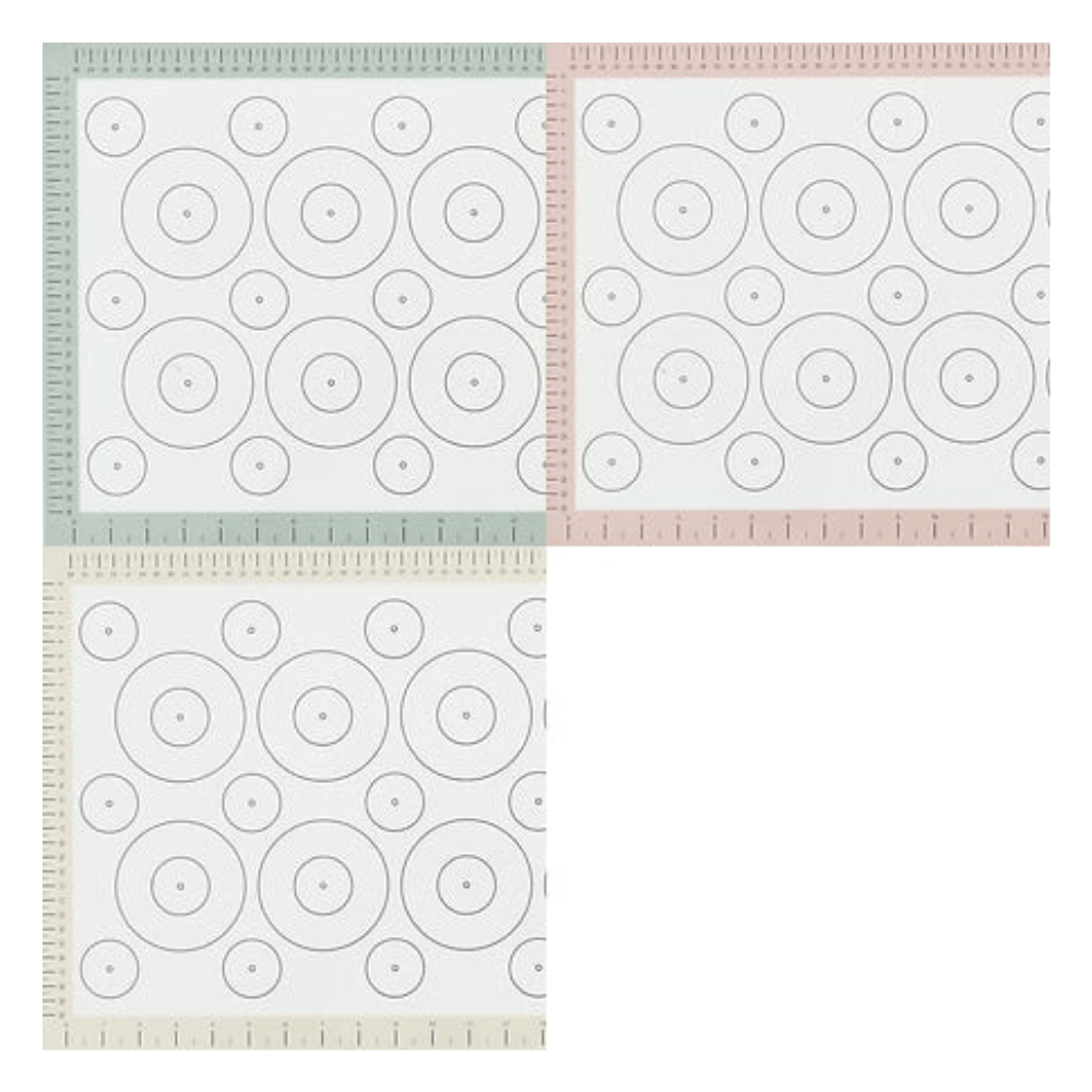 LILY COOK Tapis de cuisson en silicone macarons cookies