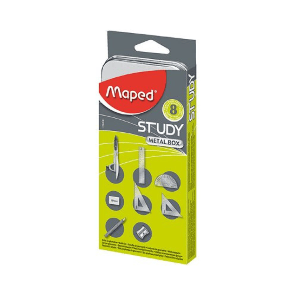 Maped Boîte Géométrie Study Nick 8 Pièces Fourreau