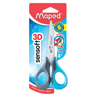 Maped Ciseaux Maped Sensoft 3D pour Gauchers en Blister