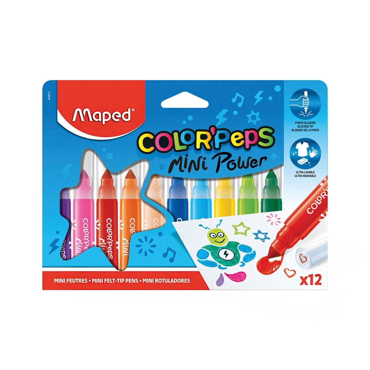 maped Tabliers de peinture pour enfants Color Peps pour les