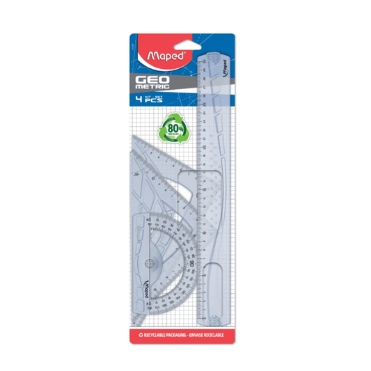 Maped Kit Traçage Géometric Maped 4 Pièces École