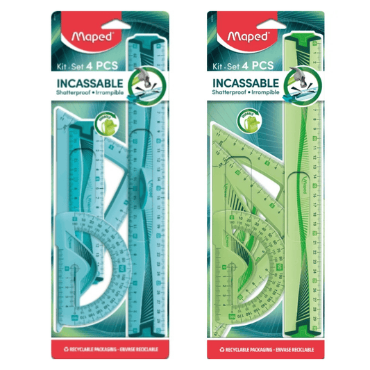 Maped Kit Traçage Incassable 30 cm 4 Pièces Maped