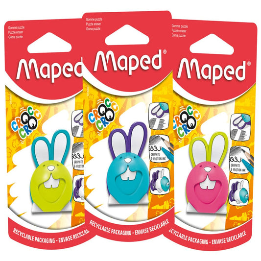 Maped Maped Gomme croc Puzzle Bunny en Blister