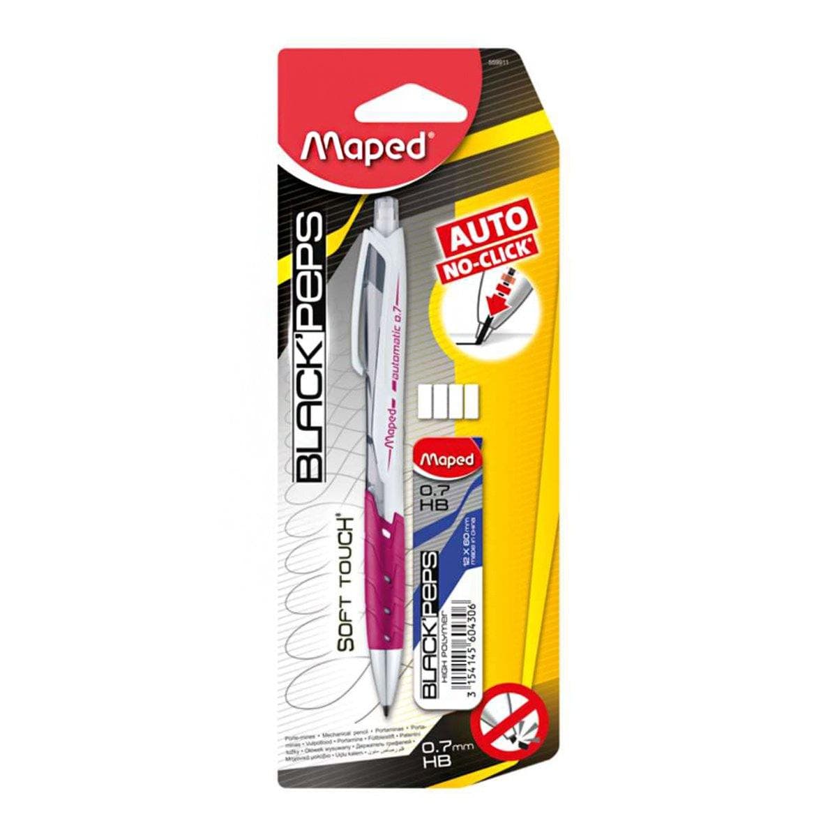 Maped Porte-mine Black'Peps avec étui de mines MAPED