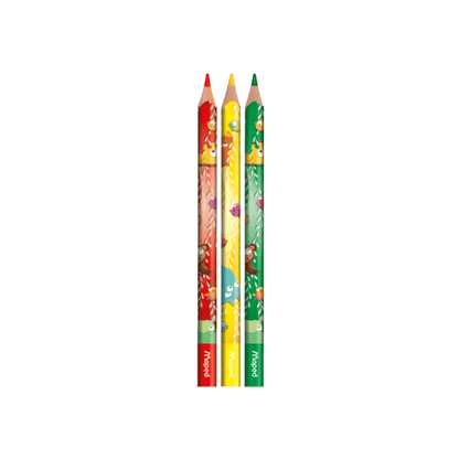 Maped Set de 12 Crayons Couleur Jumbo Jungle Fever Maped