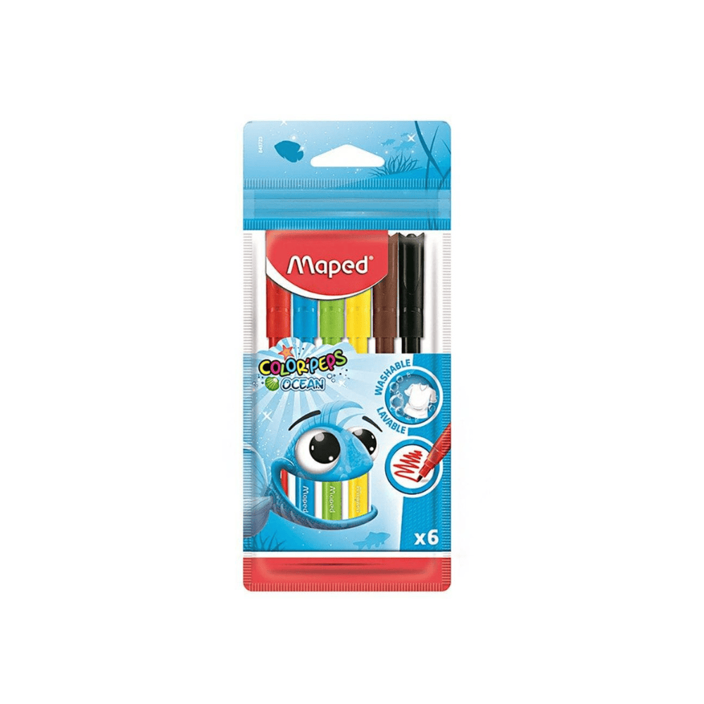 Maped Set de 6 Feutres Color’Peps Ocean Maped