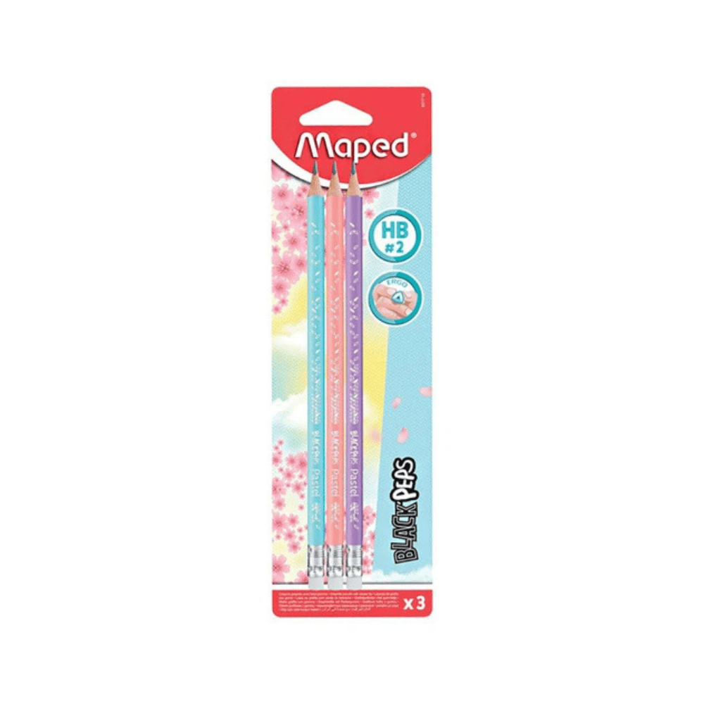 Maped Set de Crayons HB Colorés Maped Black’Peps