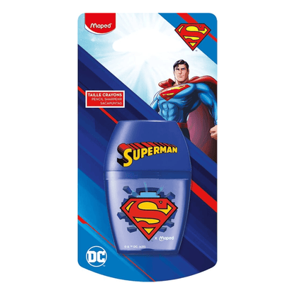 Maped Taille-Crayon Maped Superman 1 Trou avec Réservoir