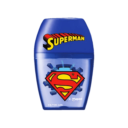 Maped Taille-Crayon Maped Superman 1 Trou avec Réservoir