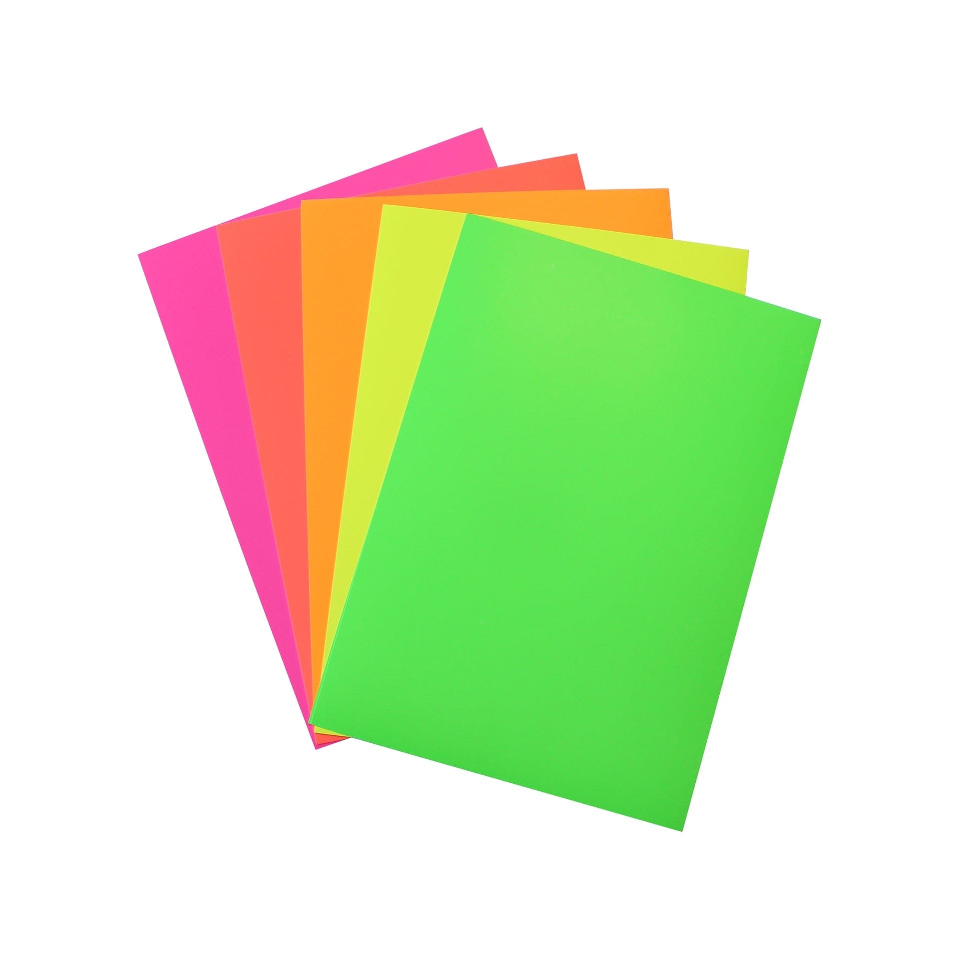 NOTE! Lot de 10 feuilles de papier carton coloré A4, couleurs fluo 220–  Alpha 55