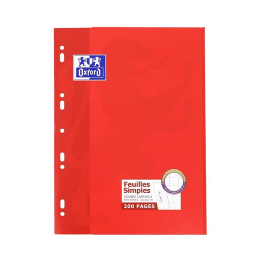 Feuillets Oxford A4 200 Pages Seyès 90 g — Alpha 55 Maroc