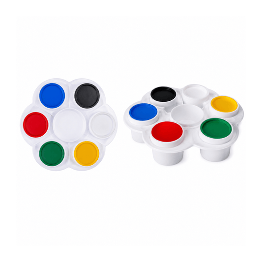 PEBEO Palette Marguerite 6 Pots de Couleur Amovibles