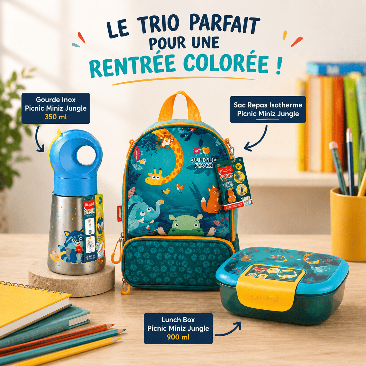 Picnic Pack Rentrée Trio Déjeuner Miniz