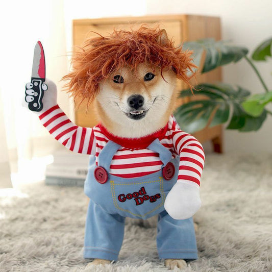 Déguisement Poupée Tueuse pour Chien et Chat – Halloween