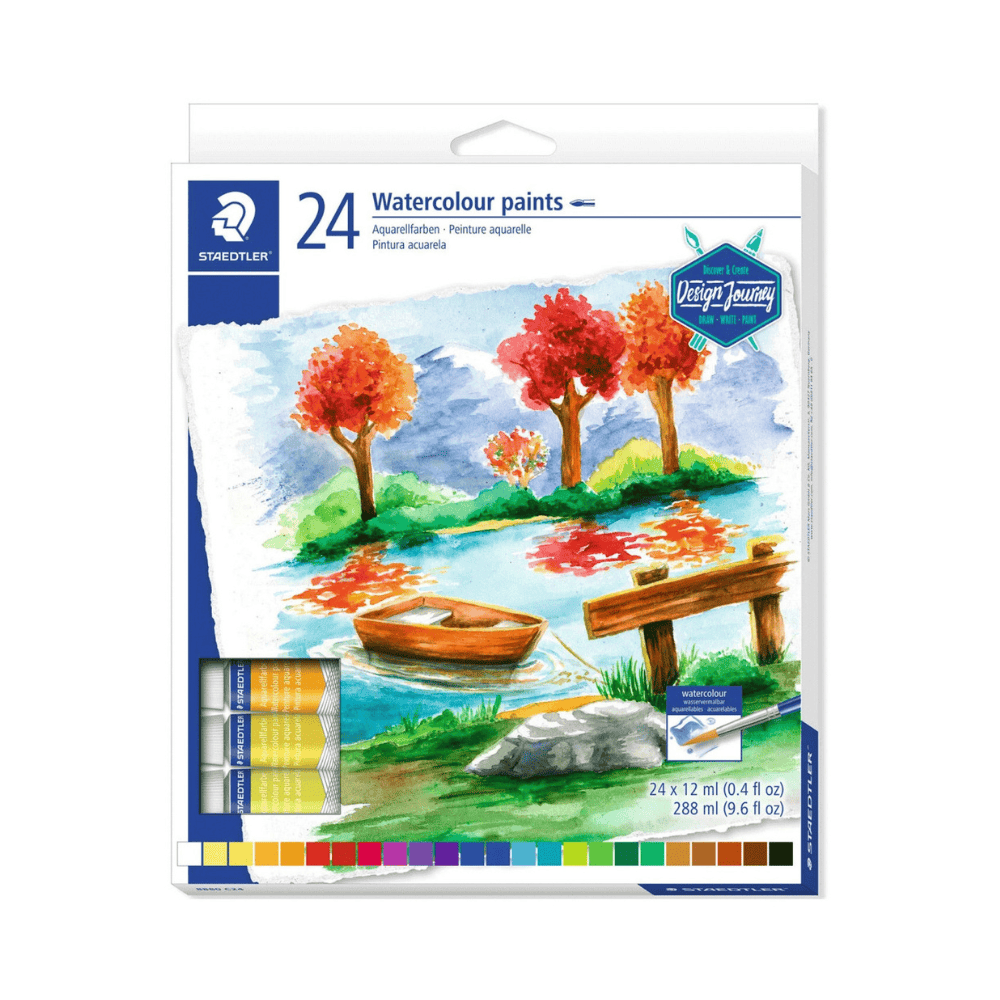 STAEDTLER Set de 24 Peintures Aquarelle STAEDTLER Design Journey