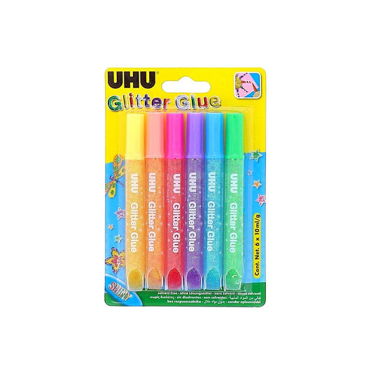 UHU Lot de 6 tubes Glue Shiny de UHU