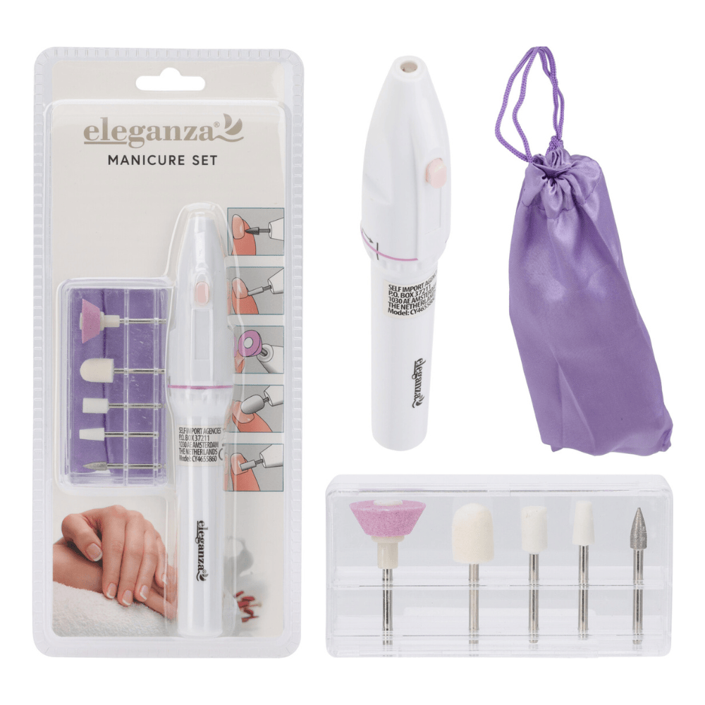 URBAN LIVING Kit Manucure Électrique 7 Pièces avec Accessoires