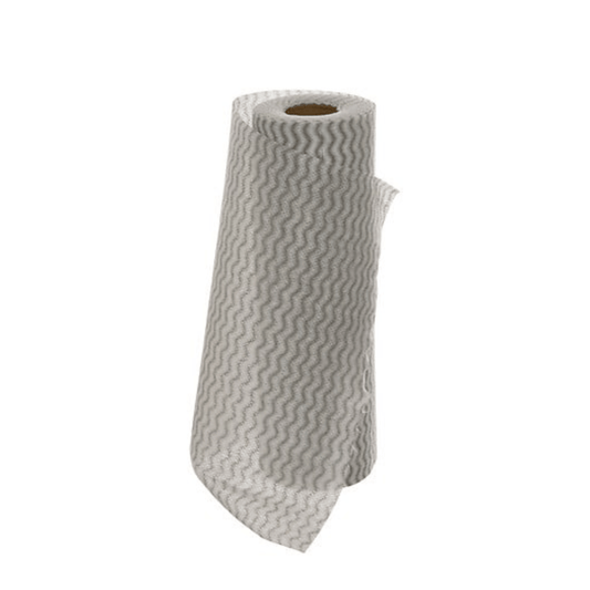URBAN LIVING Rouleau 40 chiffons lavettes en polyester gris