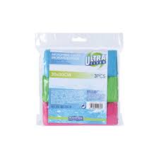 URBAN LIVING Set de 3 chiffons microfibre multi-usages