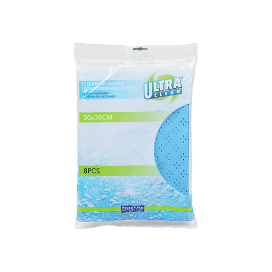 URBAN LIVING Set de 8 chiffons bleus nettoyage pratique